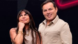 Gretchen e Esdras no 'Power Couple' - Reprodução/Record TV