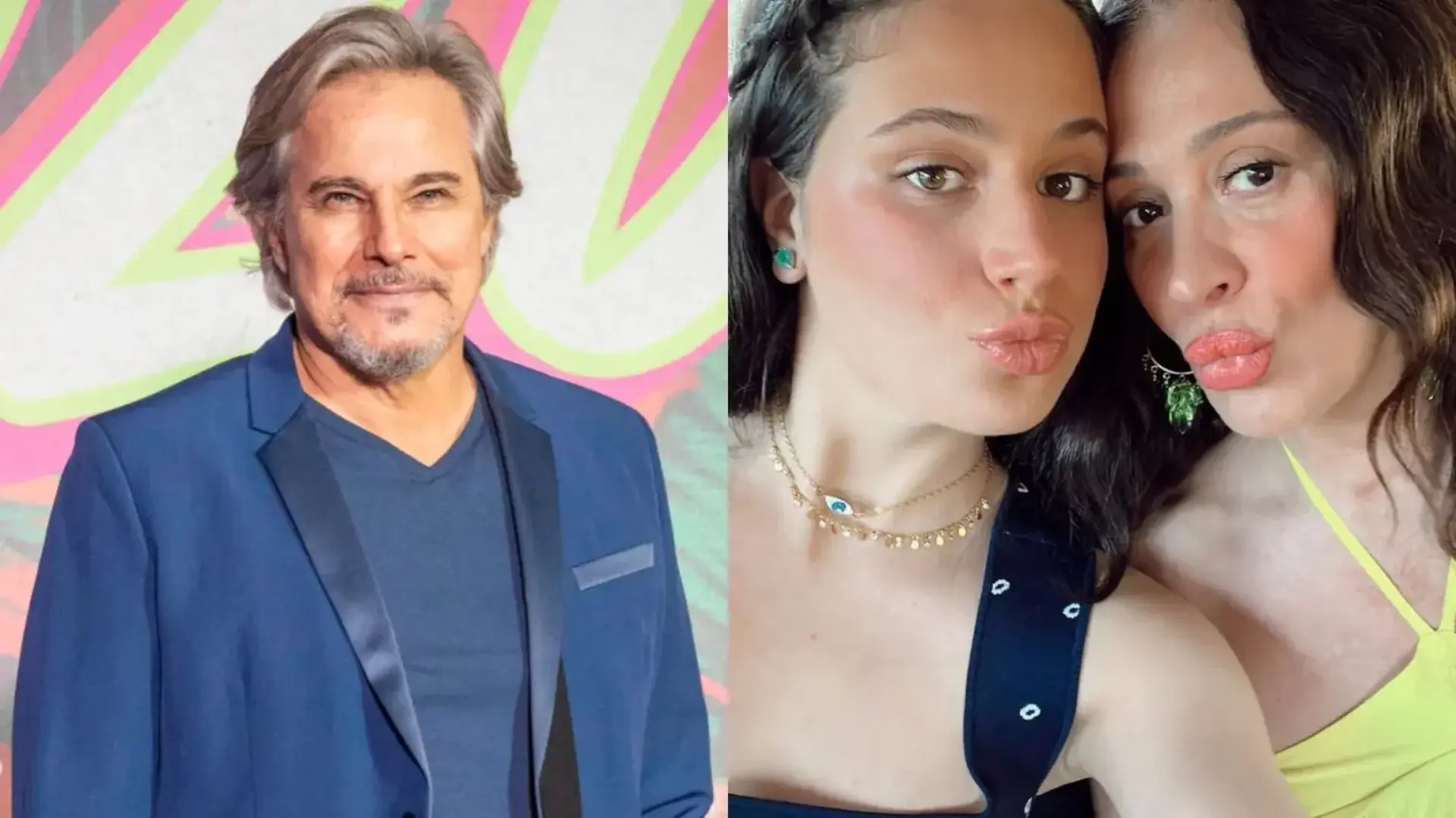 Edson Celulari, Claudia Raia e Sophia Raia - Foto: Globo/João Miguel Júnior; Reprodução/Instagram