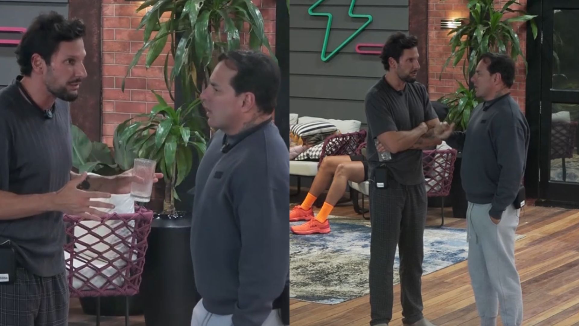 Rafa e Esdras no 'Power Couple' - Reprodução/Record TV
