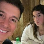 Rodrigo Rado com a filha Maria Viel Faro - Reprodução/Instagram