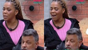 Silvia e Andre no 'Power Couple' - Reprodução/Record TV