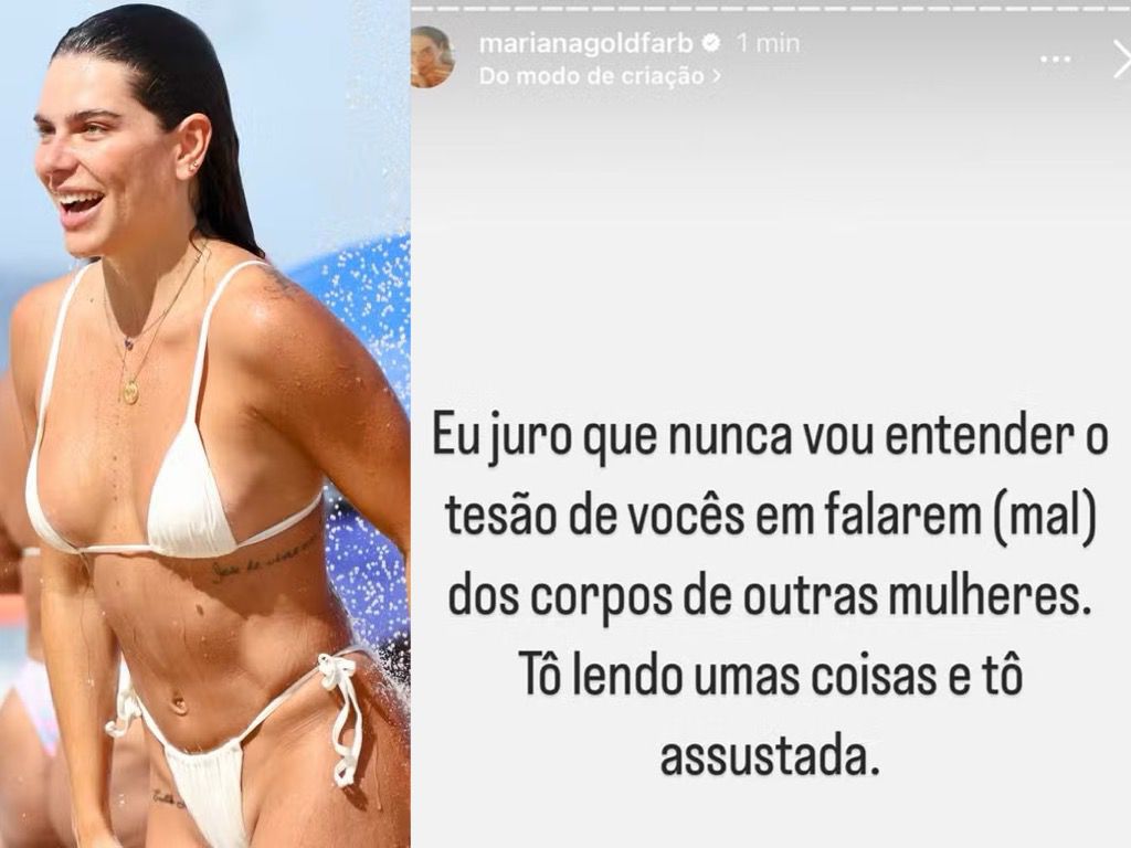 Mariana Goldfarb (Dan Delmiro/Agnews e Instagram)