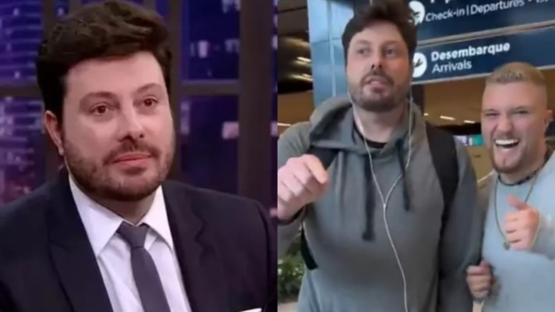 Danilo Gentili e influencer (Reprodução/Instagram)