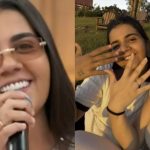 Yasmin Santos e a noite - Reprodução/Globo/Instagram