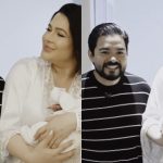 Yudi Tamashiro, Mila Braga e o filho - Reprodução/Instagram