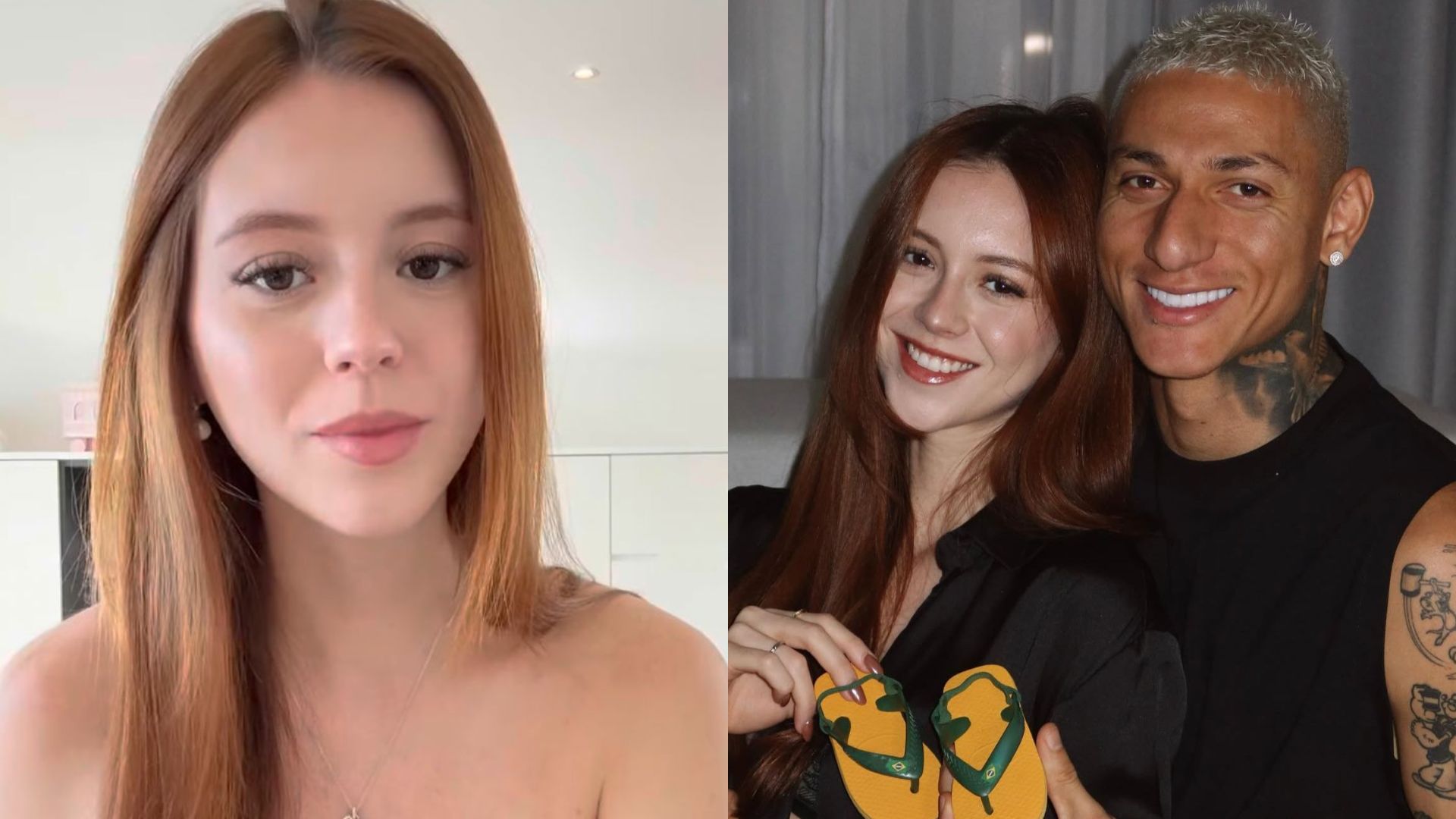 Amanda Araújo e Richarlison - Foto: Reprodução / Instagram