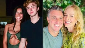Benício, Duda Guerra, Luciano Huck e Angélica
