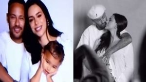 Neymar com Bruna Biancardi e filha, Mavie