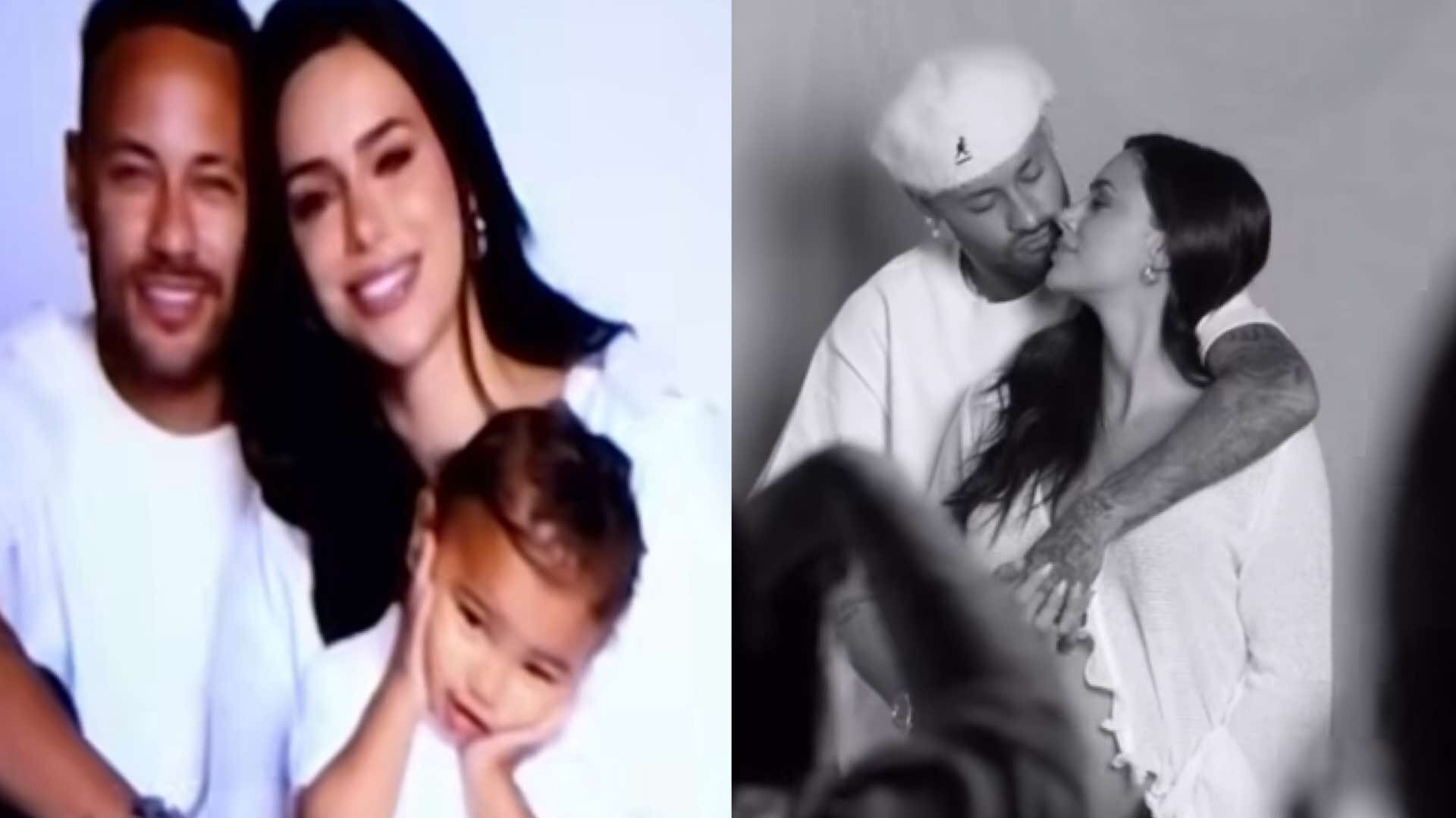 Neymar com Bruna Biancardi e filha, Mavie