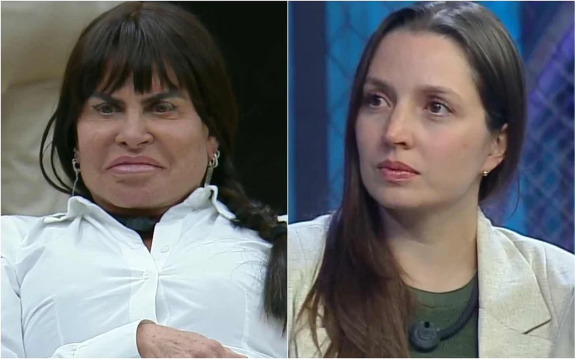 Gretchen e Caroline - Reprodução/Record