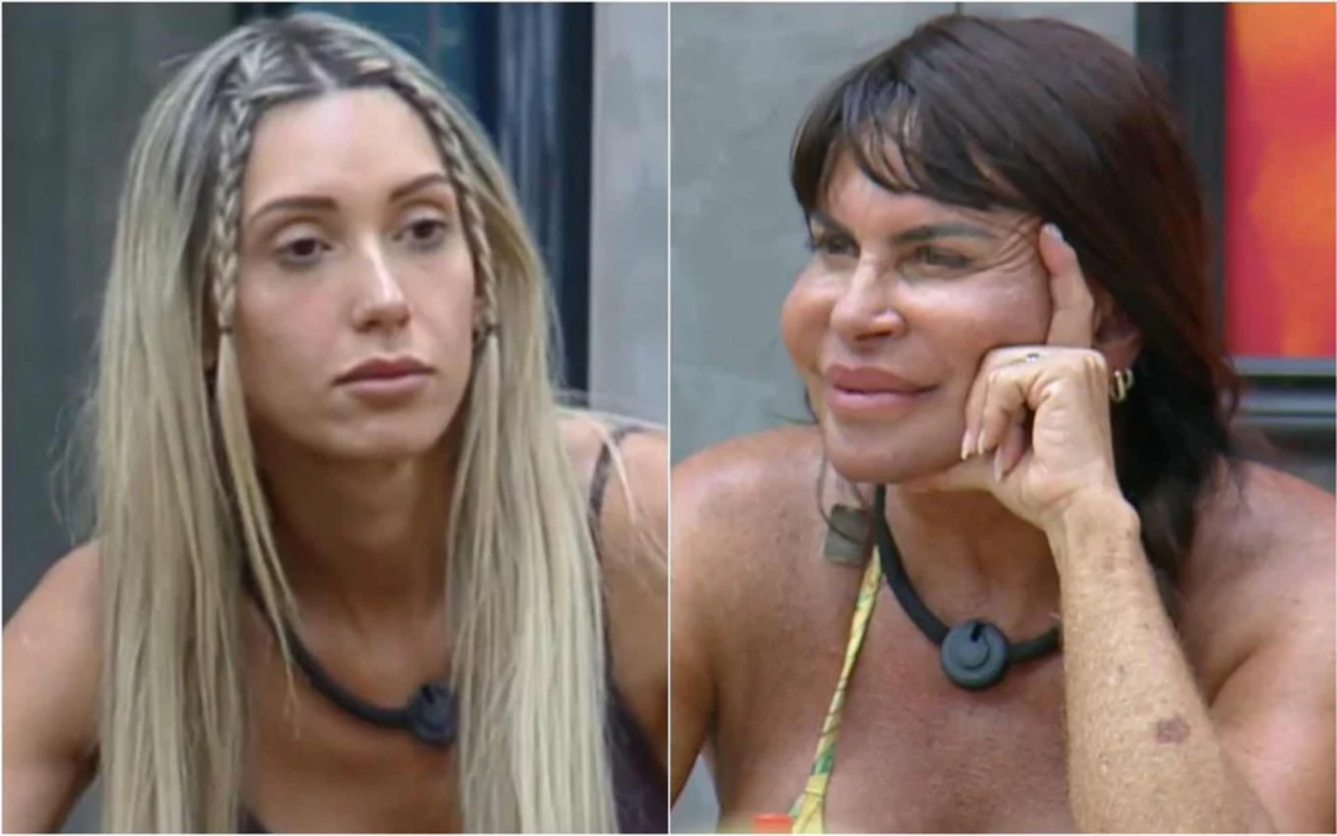 Talira e Gretchen - Reprodução/Record
