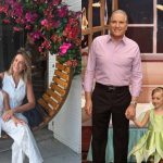 Ticiane Pinheiro com a filha Manuella, e Roberto Justus e Ana Paula Siebert com a filha Vicky