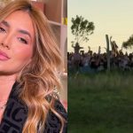 Virginia Fonseca causa alvoroço em aeroporto