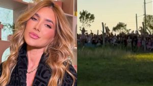 Virginia Fonseca causa alvoroço em aeroporto