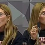 Virginia Fonseca confunde microfone com canudo de copo durante CPI