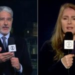 William Bonner e Ilze Scamparini no 'Jornal Nacional'